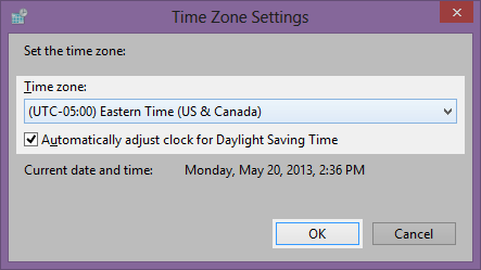 Time Zone Settings